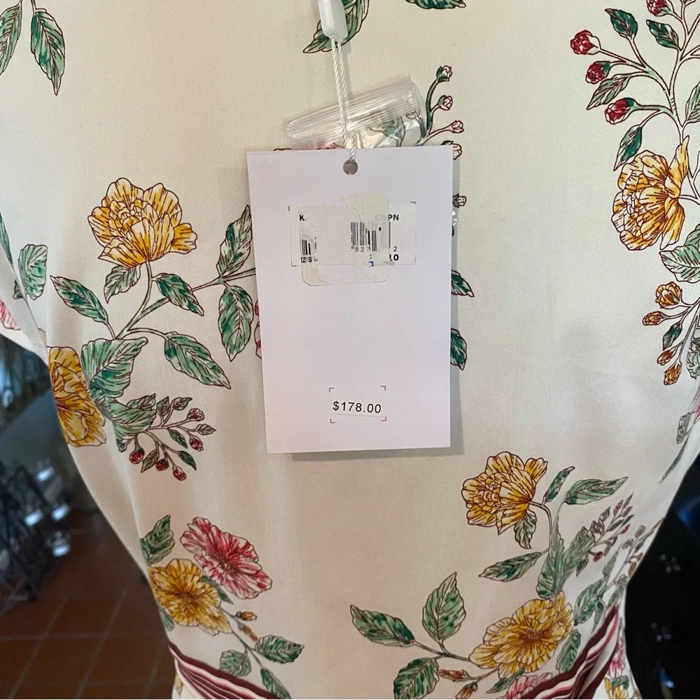 NWT Anthropologie Gal Meets Glam Teresa Floral Wrap Dress - Picture 10 of 12
